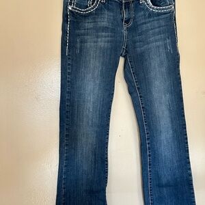 L.A. Idol Dark Blue Straight Leg Jeans